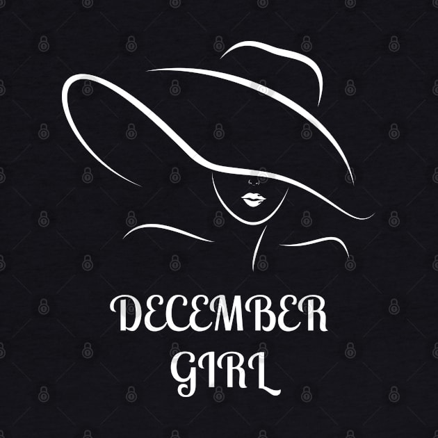 Birthday Gifts for Women December Birthday Women December Girl by NickDsigns